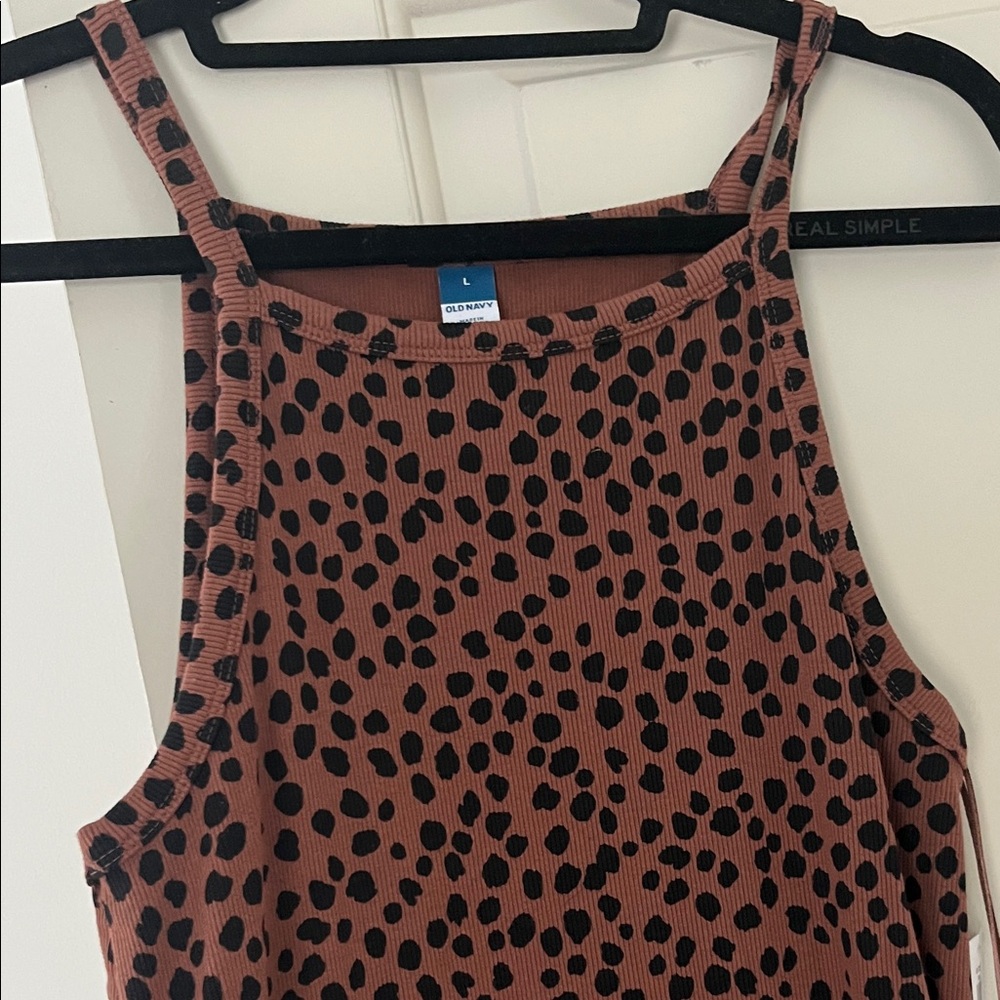Animal Print Halter Dress